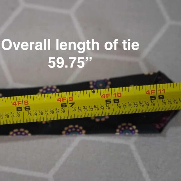 Bundle of 5 Men's Neckties, Multicolor / patterned and solids, various brands - Picture 2 of 10